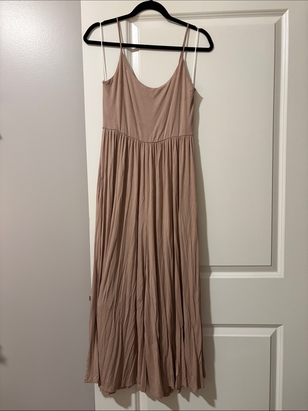 Sleeveless Maxi Junpsuit in Dusty Rose
